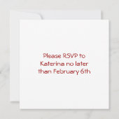 うさぎの年（白い文字）with陰陽 招待状 (裏面)