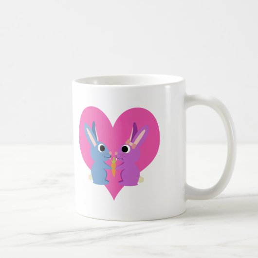 うさぎの愛 コーヒーマグカップ (右)