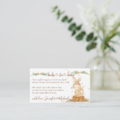 うさぎの新しいママの赤ちゃんのための本 エンクロージャーカード (スタンド正面)