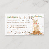 うさぎの新しいママの赤ちゃんのための本 エンクロージャーカード (正面)