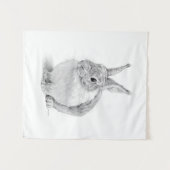 うさぎの日 タペストリー (正面(横))