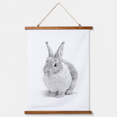 うさぎの日 吊り下げ型タペストリー (正面)