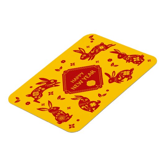 うさぎの旧正月2023〔占星術の〕十二宮図動物 マグネット (左側)