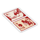 うさぎの旧正月2023〔占星術の〕十二宮図動物 マグネット (右側)