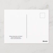 「うさぎの春のおばあさん。」 ポストカード (裏面)