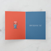 うさぎの最高のバレンタインカード カード (内部)