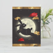 うさぎの月の年ブラックレッド金ゴールド シーズンカード (スタンド正面)