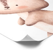 うさぎの森の動物のポスター 子供部屋の装飾 ポスター (角)