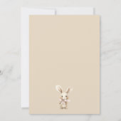 うさぎの物語が始まるよ！ベイビーシャワーパーティ 招待状 (裏面)