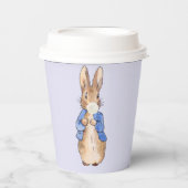 うさぎの白吹いバブルガム 紙コップ (正面)