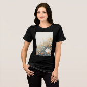 うさぎの眠りの楽園 トライブレンドTシャツ (正面全面)