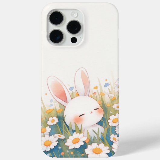 うさぎの穏やかな眠り Case-Mate iPhoneケース (裏面)