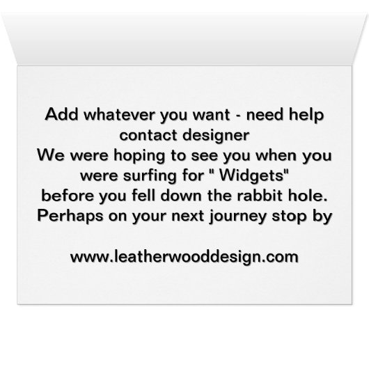 うさぎの穴から落ちてくるウサギの挨拶 (内部横(下))