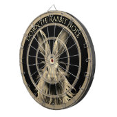 うさぎの穴きちんとしたうさぎ ダーツボード (正面右)