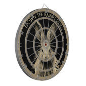 うさぎの穴きちんとしたうさぎ ダーツボード (正面左)