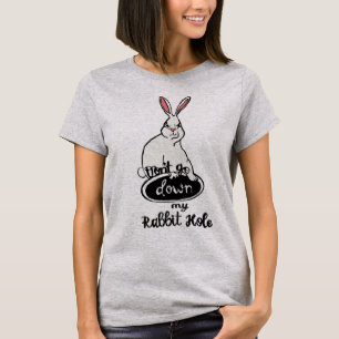 うさぎの穴に入らないで–1 Tシャツ