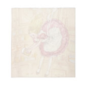 うさぎの穴に落ちる ノートパッド (正面)