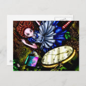 うさぎの穴のアリス ポストカード (正面/裏面)