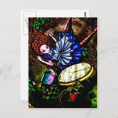 うさぎの穴のアリス ポストカード (正面/裏面)