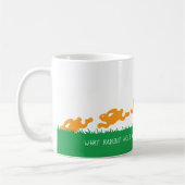 うさぎの穴のマグカップを下へ コーヒーマグカップ (左)