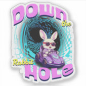 うさぎの穴を下りて シール (正面)