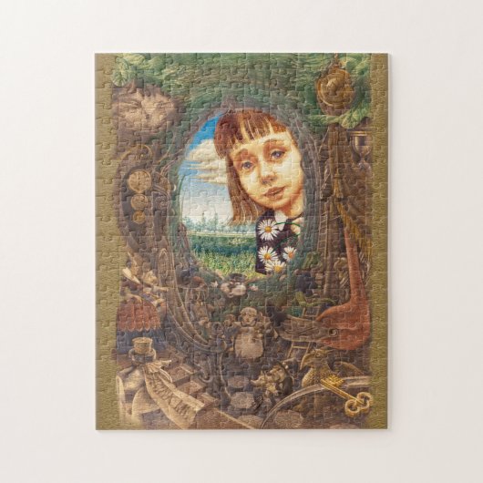 うさぎの穴を下りて ジグソーパズル (縦)