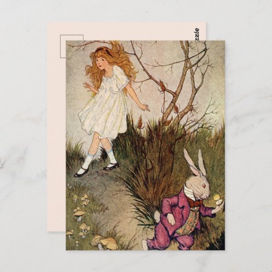 うさぎの穴を下りて ポストカード (正面/裏面)