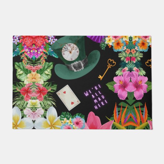 うさぎの穴を下る ドアマット (正面)