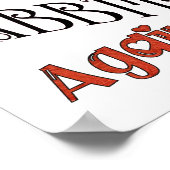 うさぎの穴を再び下へ ポスター (角)