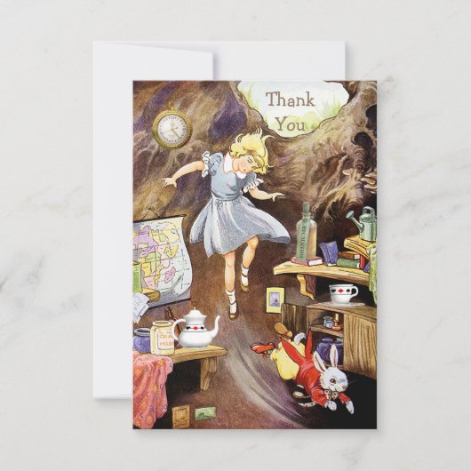 うさぎの穴を開けてありがとう赤ちゃんシャワー 招待状 (正面)