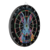 うさぎの穴ブルーラビットの火 ダーツボード (正面左)