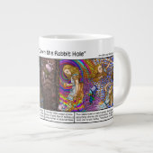 うさぎの穴大きなコーヒーマグ ジャンボコーヒーマグカップ (正面右)