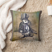 うさぎの紳士 クッション (ブランケット)