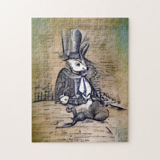 うさぎの紳士  ジグソーパズル (縦)