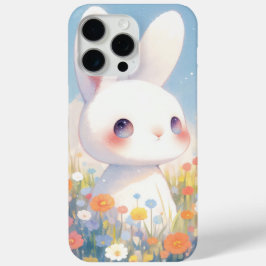 うさぎの花畑の幸せ iPhone 15 PRO MAXケース