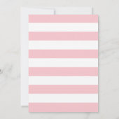 うさぎの誕生日ガール イースターエッグ 初誕生日 招待状 (裏面)