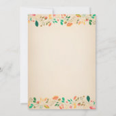 うさぎの誕生日少年 イースターエッグ 初めての誕生日 招待状 (裏面)