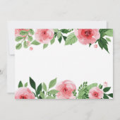 うさぎの誕生日少年 イースターエッグ 初めての誕生日 招待状 (裏面)