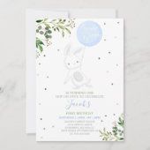 うさぎの誕生日招待状 サムバニー誕生日 招待状 (正面)