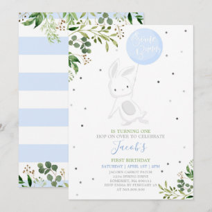 うさぎの誕生日招待状 サムバニー誕生日 招待状