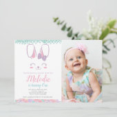 うさぎの誕生日招待状（年齢不問）, 1歳の誕生日 招待状 (スタンド正面)