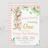うさぎの誕生日招待状, 1歳の誕生日おめでとう, イースター パーティーの招待状 招待状 (正面/裏面)