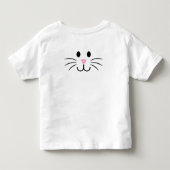 「うさぎの赤ん坊」 トドラーTシャツ (裏面)