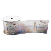 うさぎの野草畑のピーター サテンリボン (リール)