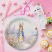 うさぎの野草畑のピーター ペーパープレート (パーティー)