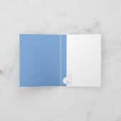 うさぎの青いノートカード シーズンカード (内部)