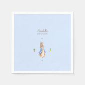 うさぎの青いピーター スタンダードカクテルナプキン (正面)