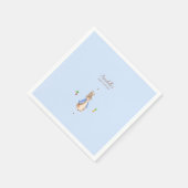 うさぎの青いピーター スタンダードカクテルナプキン (角)