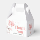 うさぎの風船バースデーパーティー フェイバーボックス (裏面サイド)