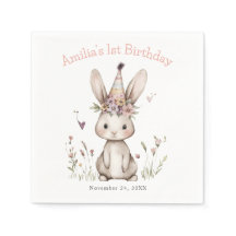 うさぎの1歳の誕生日パーティー
